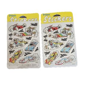 6 Sheets of 90s stickers